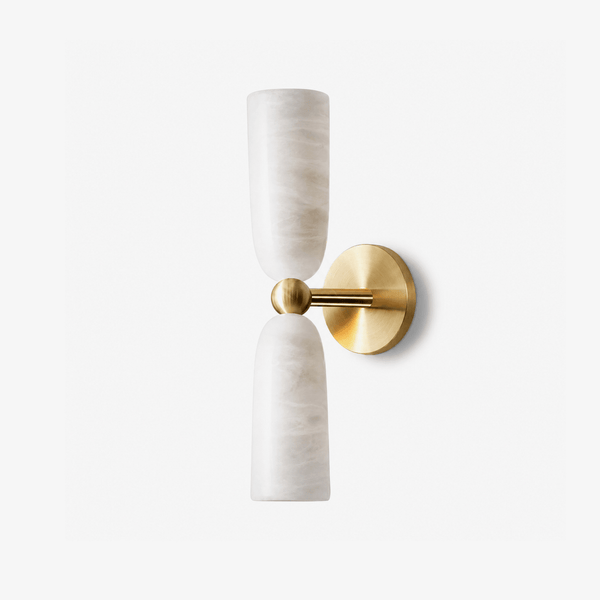 Alabaster Bell Wall Sconce