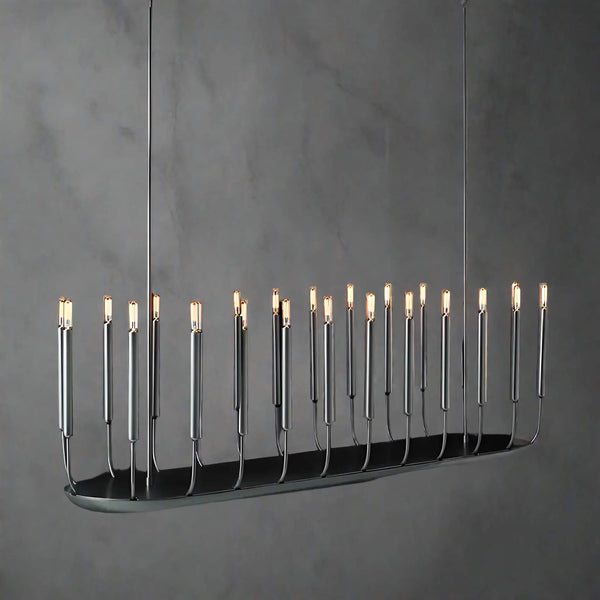 Architectural Candle Chandelier | Black | CLFRH0510B
