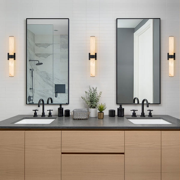 Glitre LED Linear Alabaster Wall Sconce