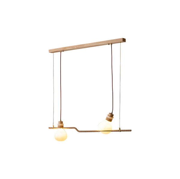 Votheor Unique Rope Glass Pendant Lamp