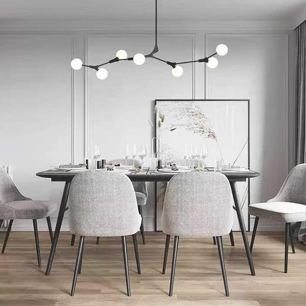 Chandelier Branch Glass Bubble Multi-Globe
