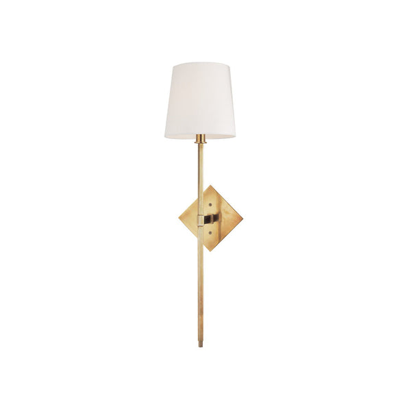 Kismet Brass Fabric Wall Lamp