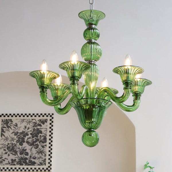 Silva Retro Chandelier Glass Dining Room Living Room