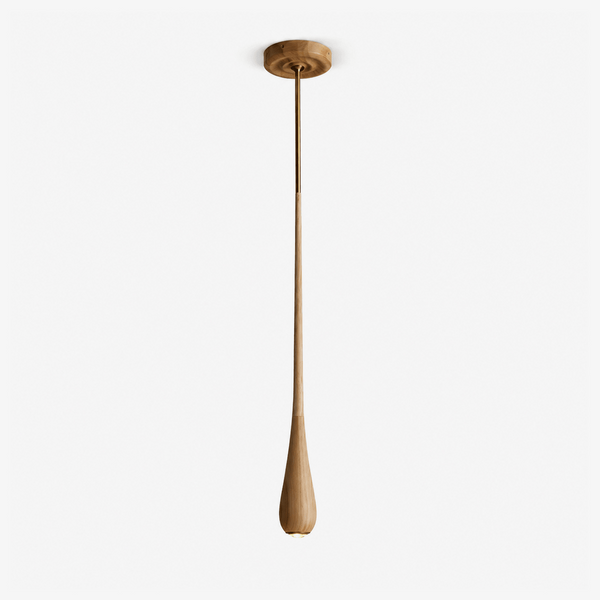 Elongated Teardrop Pendant Light
