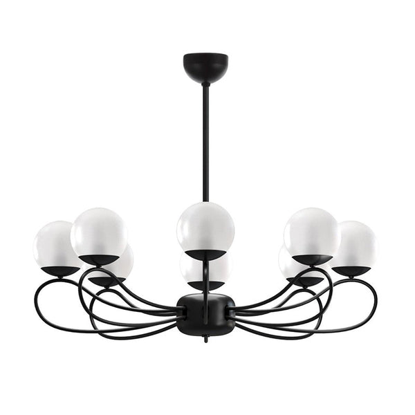 Aurlaeir Elegance Vintage Papillon Brass Glass Chandelier