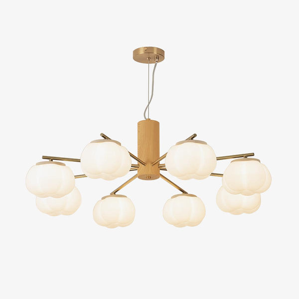 Cotton Balls Chandelier