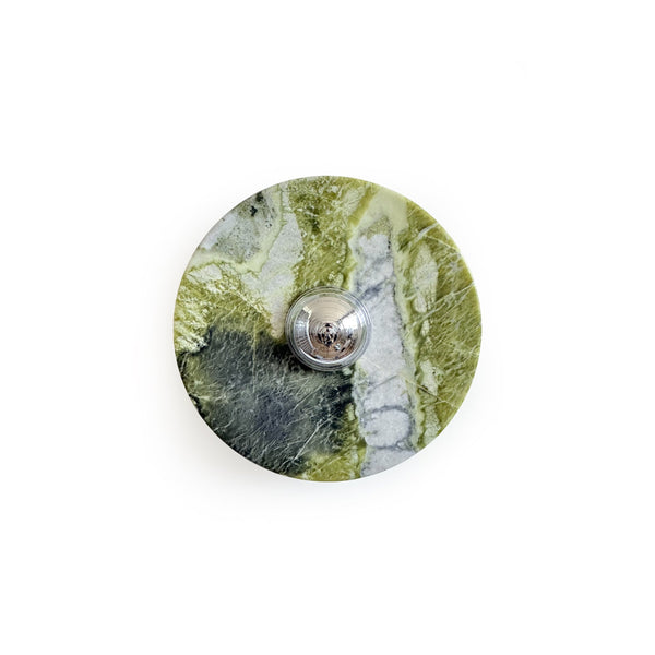 Evvarel Green Marble Sconce Wall Lamp