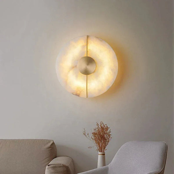 Marble Wall Light | Brass Accents | CLP85220