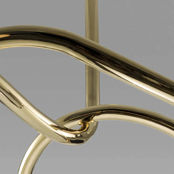 Gold Mid-Century Chandelier | CLKZ075