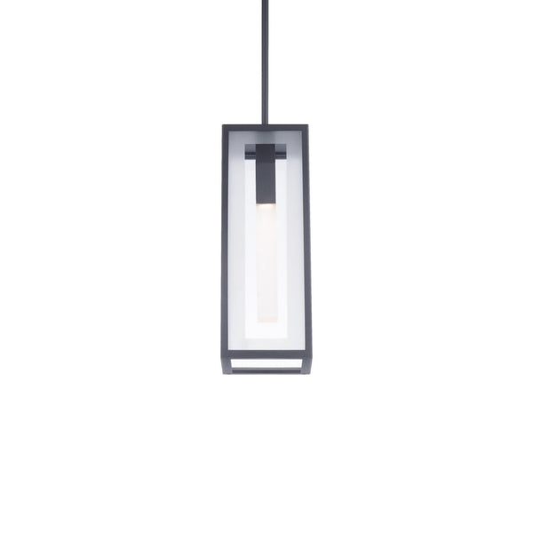 Ezra Travertine Cylindrical Pendant Light