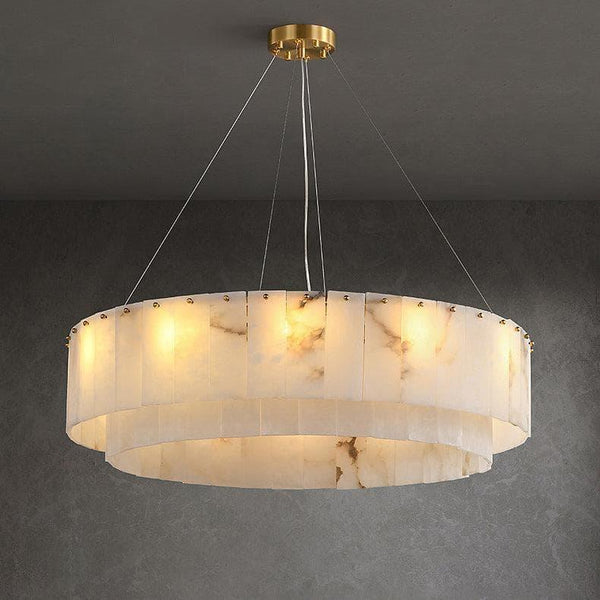 Rock Alabaster Chandelier