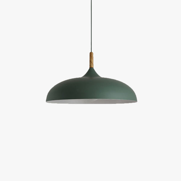 Semi-Circular Pot Cover Modern Black Pendant Light for Dining Room