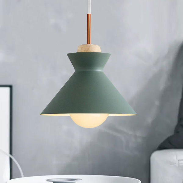 Valentina Geometric Colorful Pendant Light, Metal, Kitchen Island