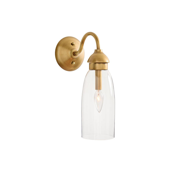 Nydoreth Copper Glass Wall Lamp