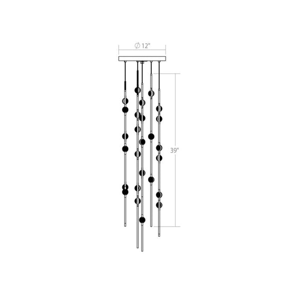 Korla Minimalist Moon Tripod Lamp