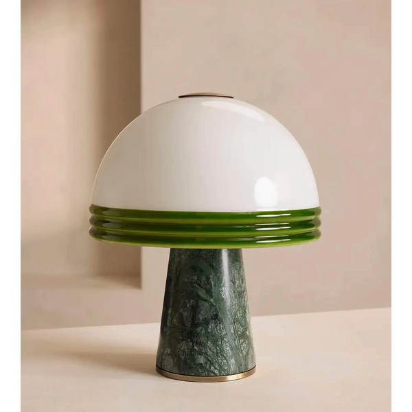 Green Marble Dome Table Lamp | CLPOP14S