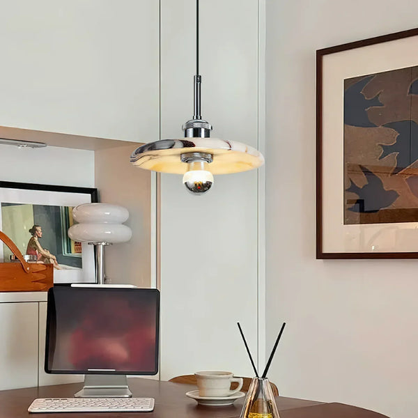 Round Zat Marble Pendant Lamp