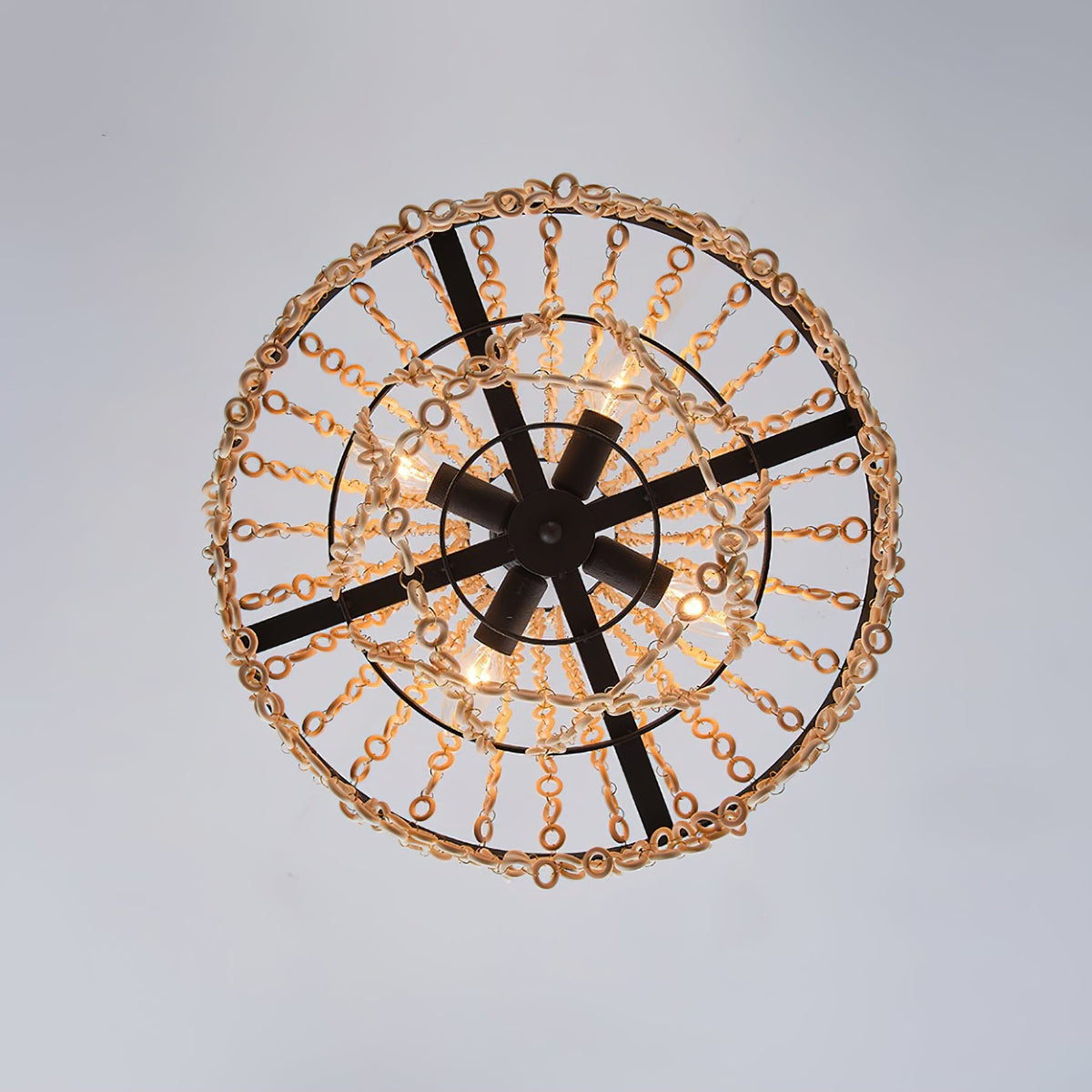 Vevyniel Postmodern Luxury Wooden Chandelier