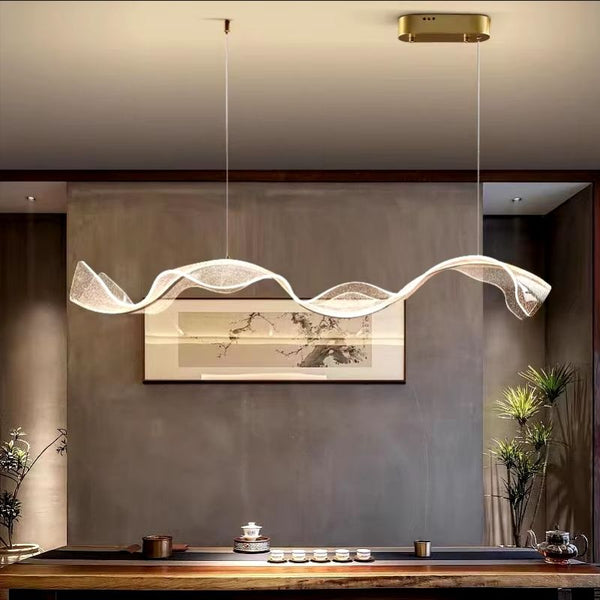 Modern Ocean Wave Pendant Chandelier for Kitchen