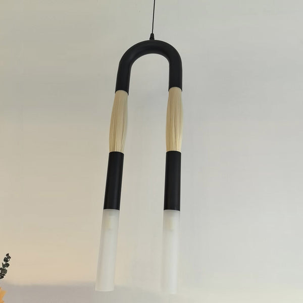 Cacarir Traditional Art Black Pendant Lamp