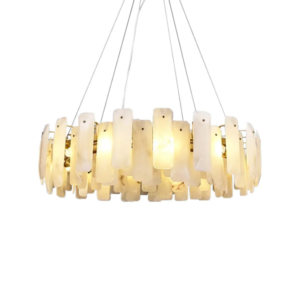 Round Noah Alabaster Chandelier