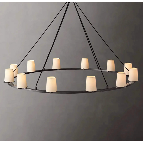 Brass Candelabra Ring Chandelier | CLJZQ08A