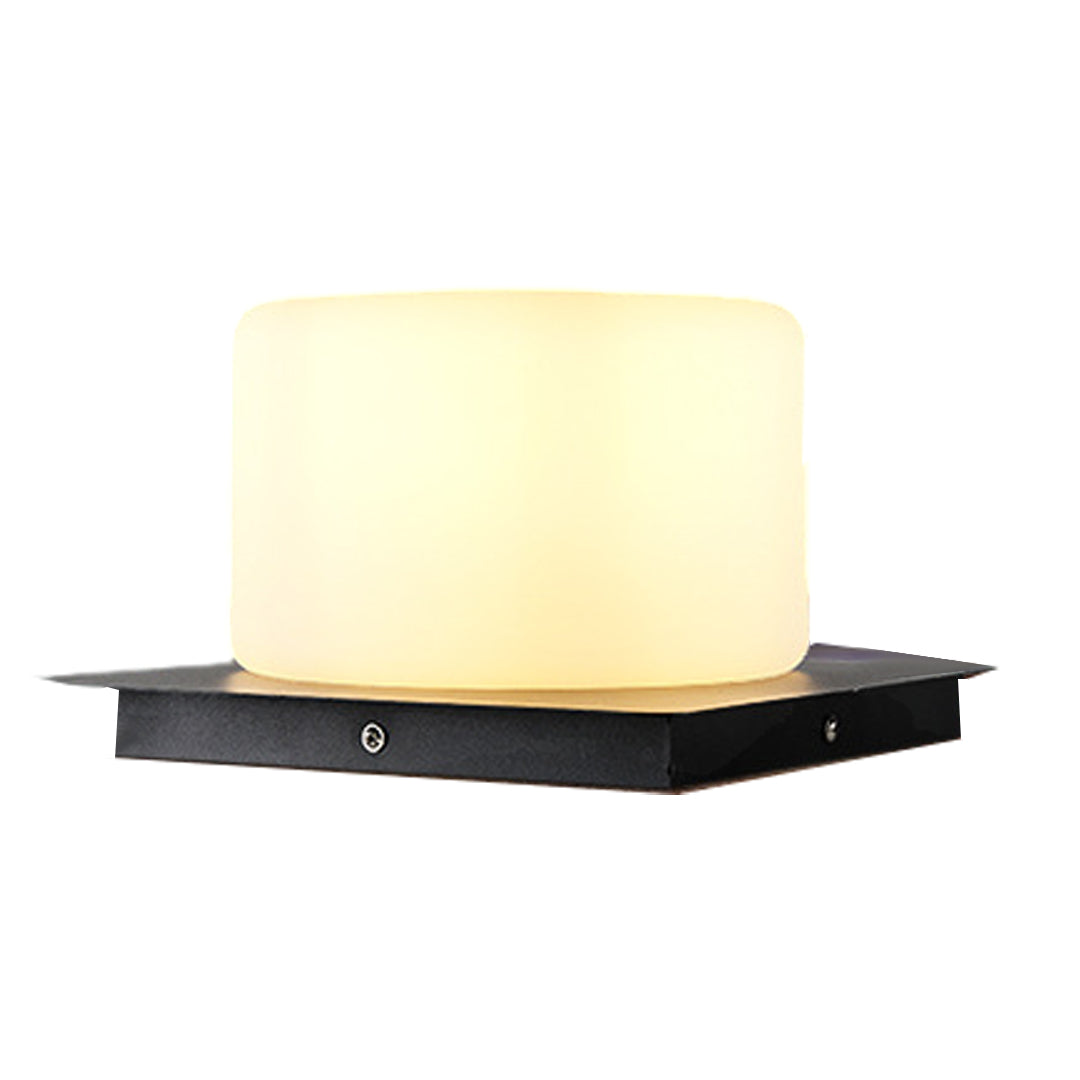 Feranena Lampshade Modern Steel Outdoor Pillar Lights