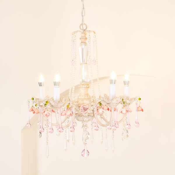 Cusoren Postmodern Luxury Rose Ceramic Chandelier