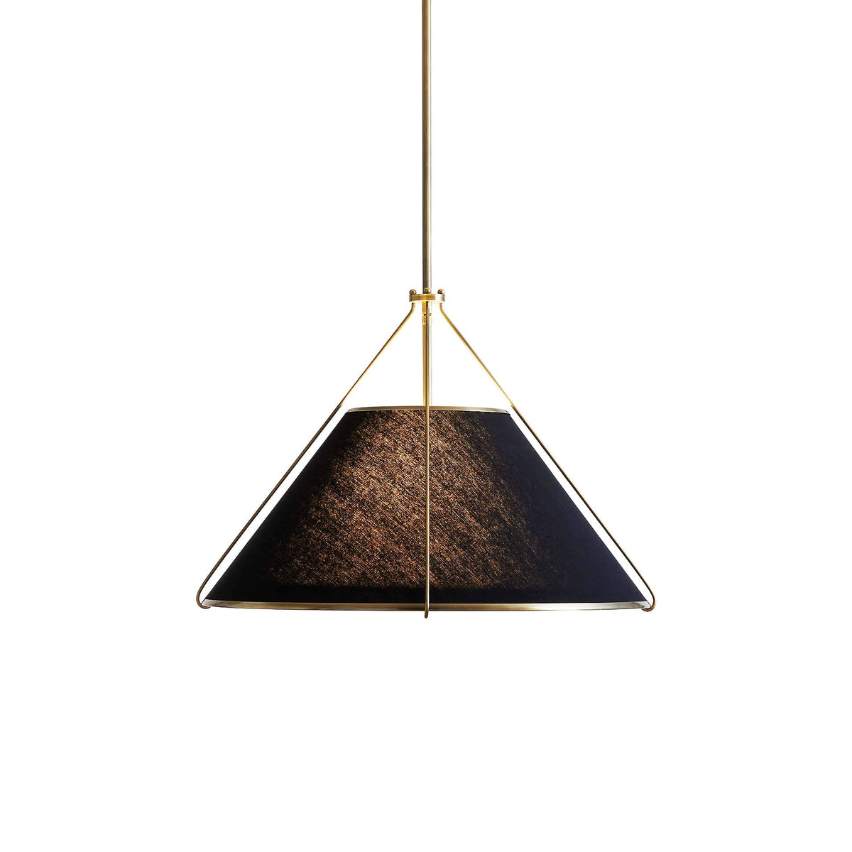 Voloraris Vintage Industrial Conical Fabric Pendant Lamp