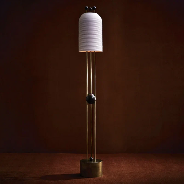 Brass Sculptural Floor Lamp | CLBRS931