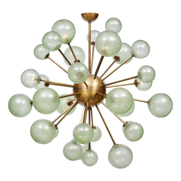 De Silva Chandelier | Light Green Glass | CLPT80CGR