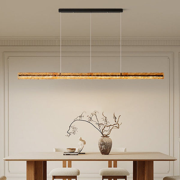 Avnorira Modern Minimalist Linear Island Glass Pendant Lamp