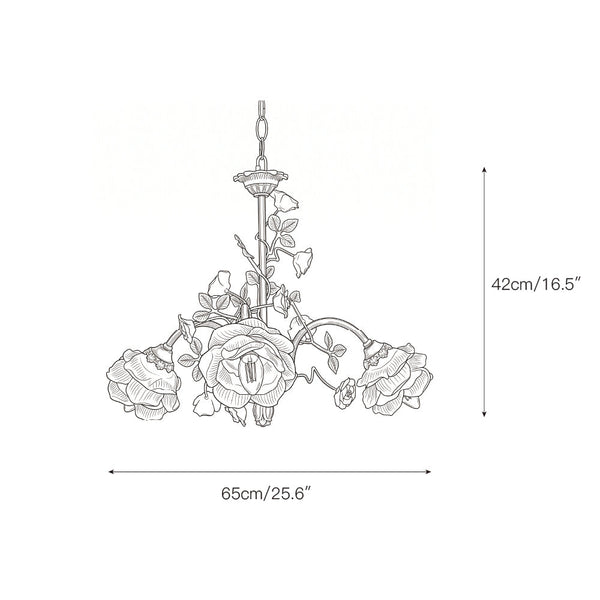 Viraoira Floral Chandelier