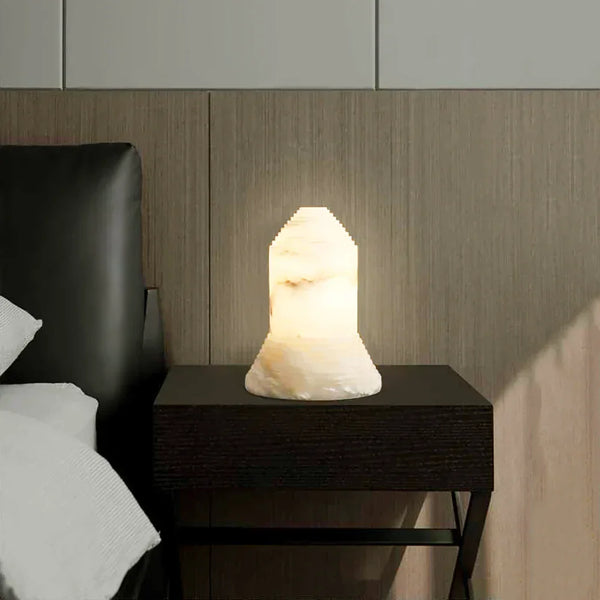 Modern Alabaster Babel Table Lamp