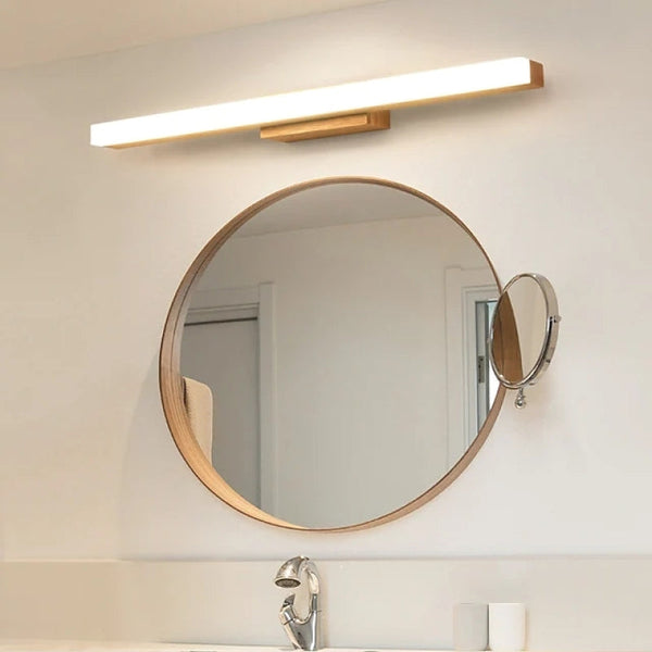 Waterproof Anti Fog Solid Wood LED Picture Light