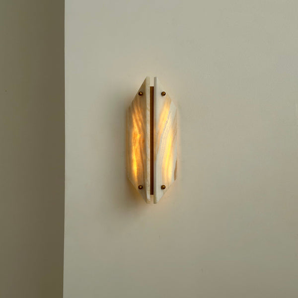 Elaeira Stone Alabaster Wall Lamp