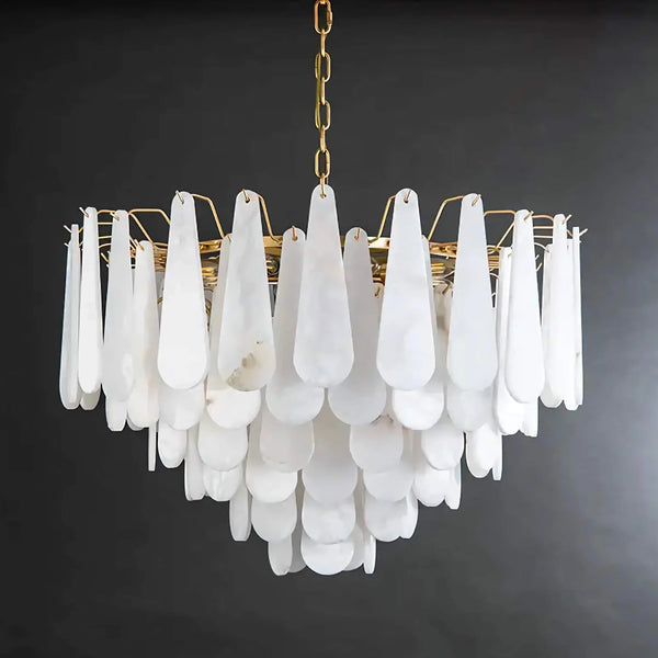 Goccia Chandelier | Teardrop Alabaster | CLXZ7410