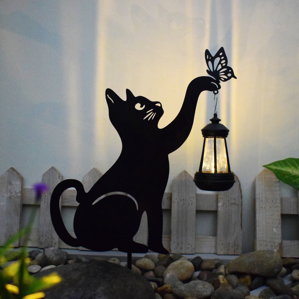 Seleria Silhouette Cat LED Outdoor Hanging Lights