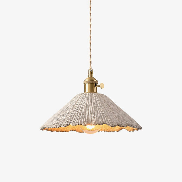 Nirove Pendant Lamp Adjustable Fabric Shade