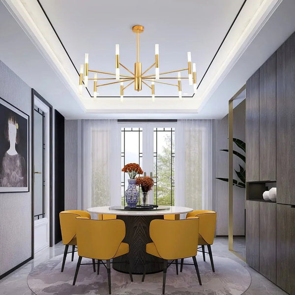 Tube Chandelier