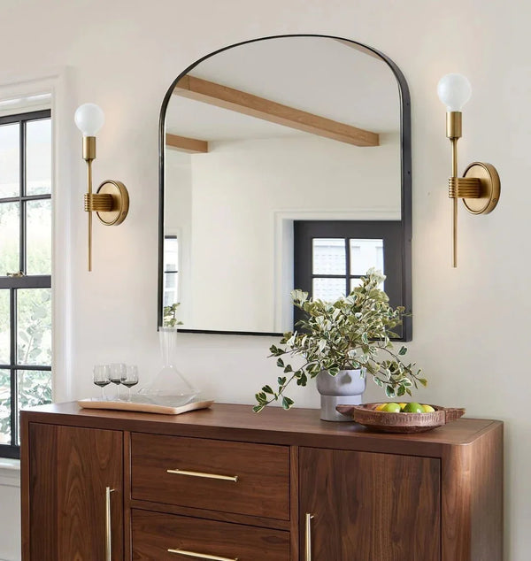 Griffin Burnished Brass Wall Sconce Light