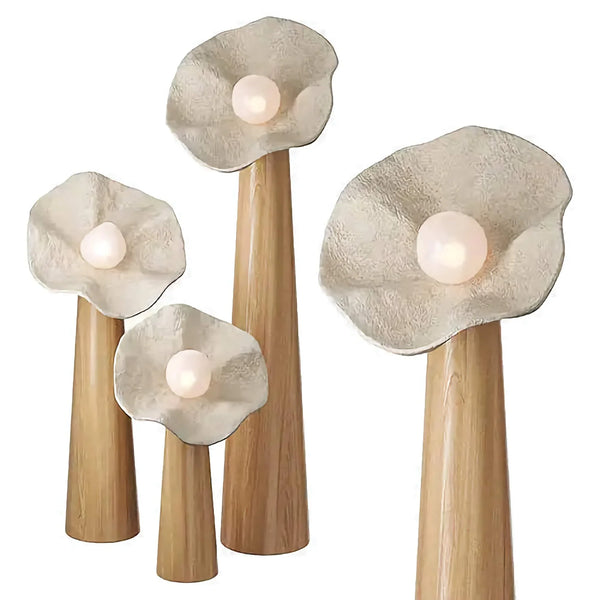 Petal Floor Lamp | Plaster-Look Resin | CLFLO582LY