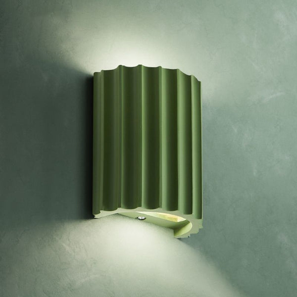 Cora Semi-cylindrical Resin Wall Lamp