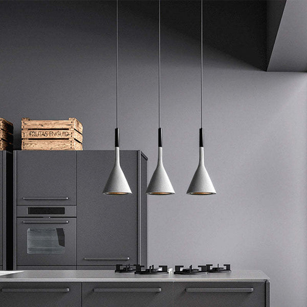 Retro Industrial Cement Single Pendant Lighting