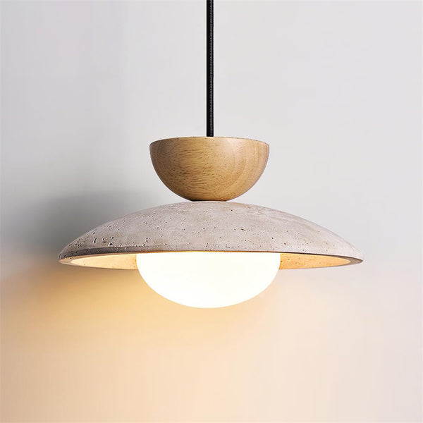 Clave Travertine Pendant Light