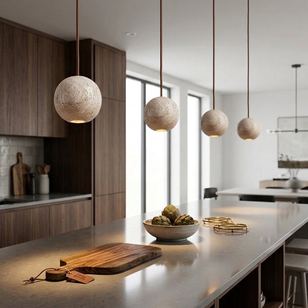 Travertine Globe Pendant | CL8870022