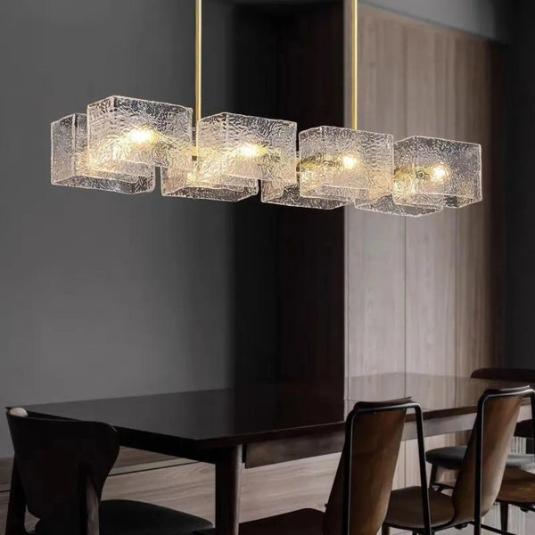 long water ripple Chandelier