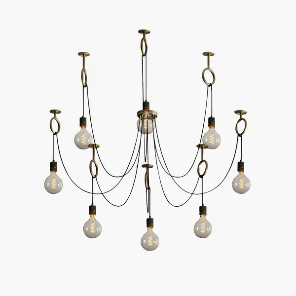 Industrial Spider Chandelier