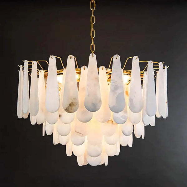 Goccia Chandelier | Teardrop Alabaster | CLXZ7410