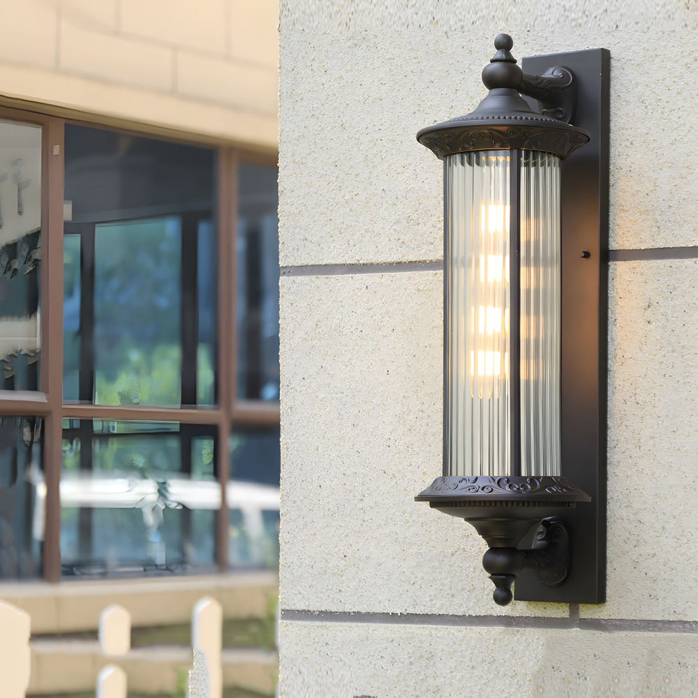 Oriienne Coffee Gold Vintage Outdoor Wall Lights